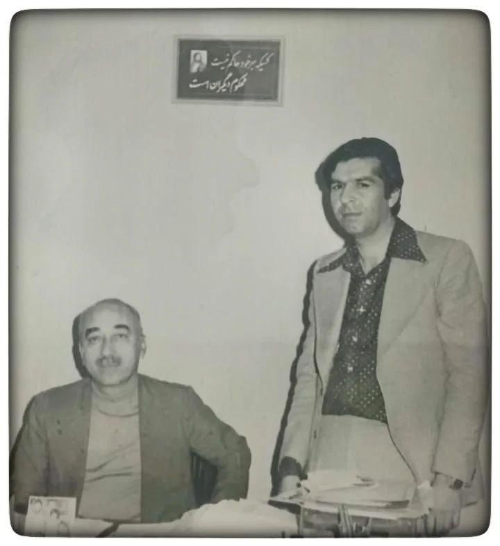 مرحوم محمد آسودگان و مرحوم غلامحسین علیشاهی